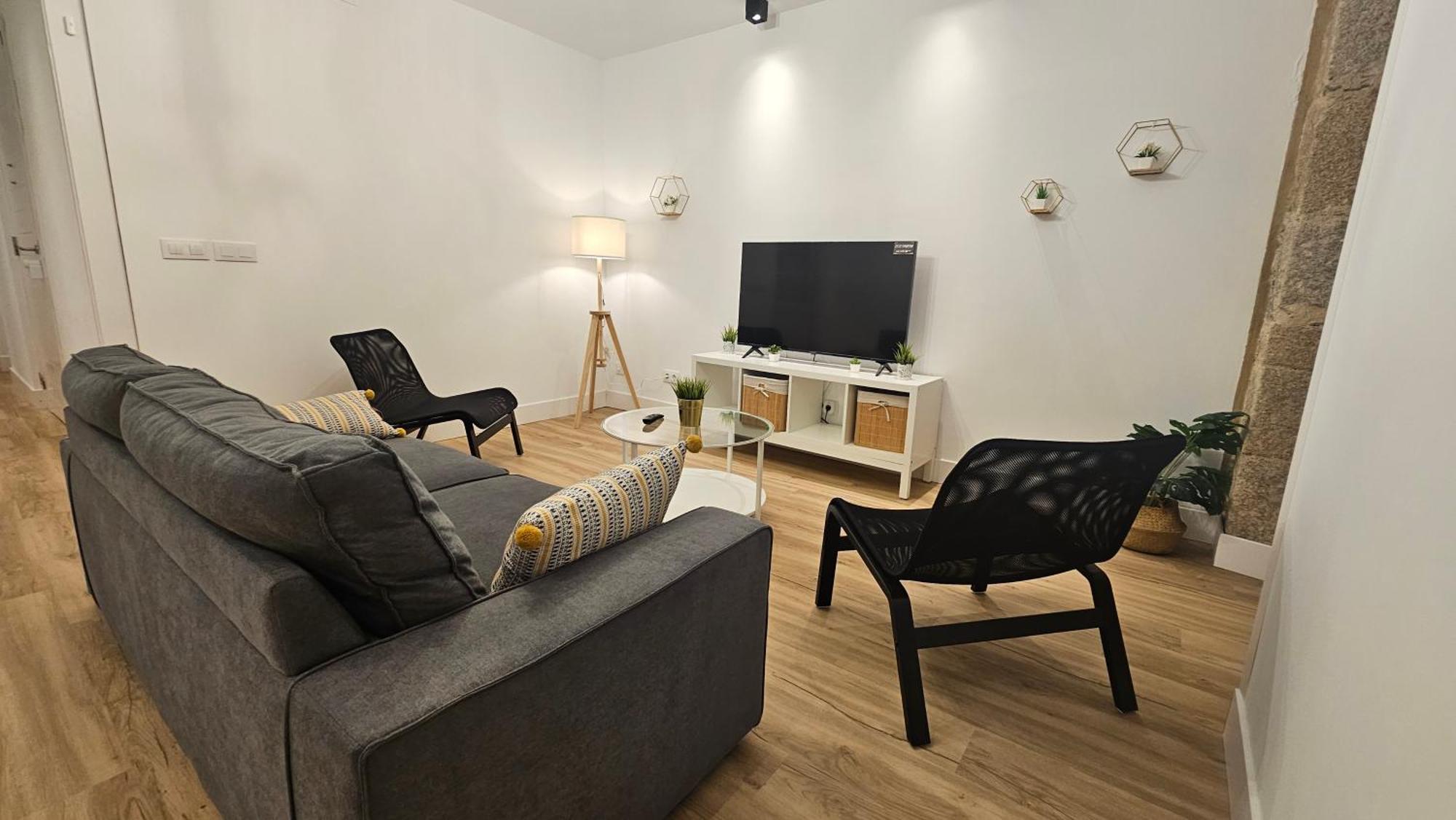 Apartamentos En El Centro - Plaza De Amboage - Wifi 费罗尔 外观 照片