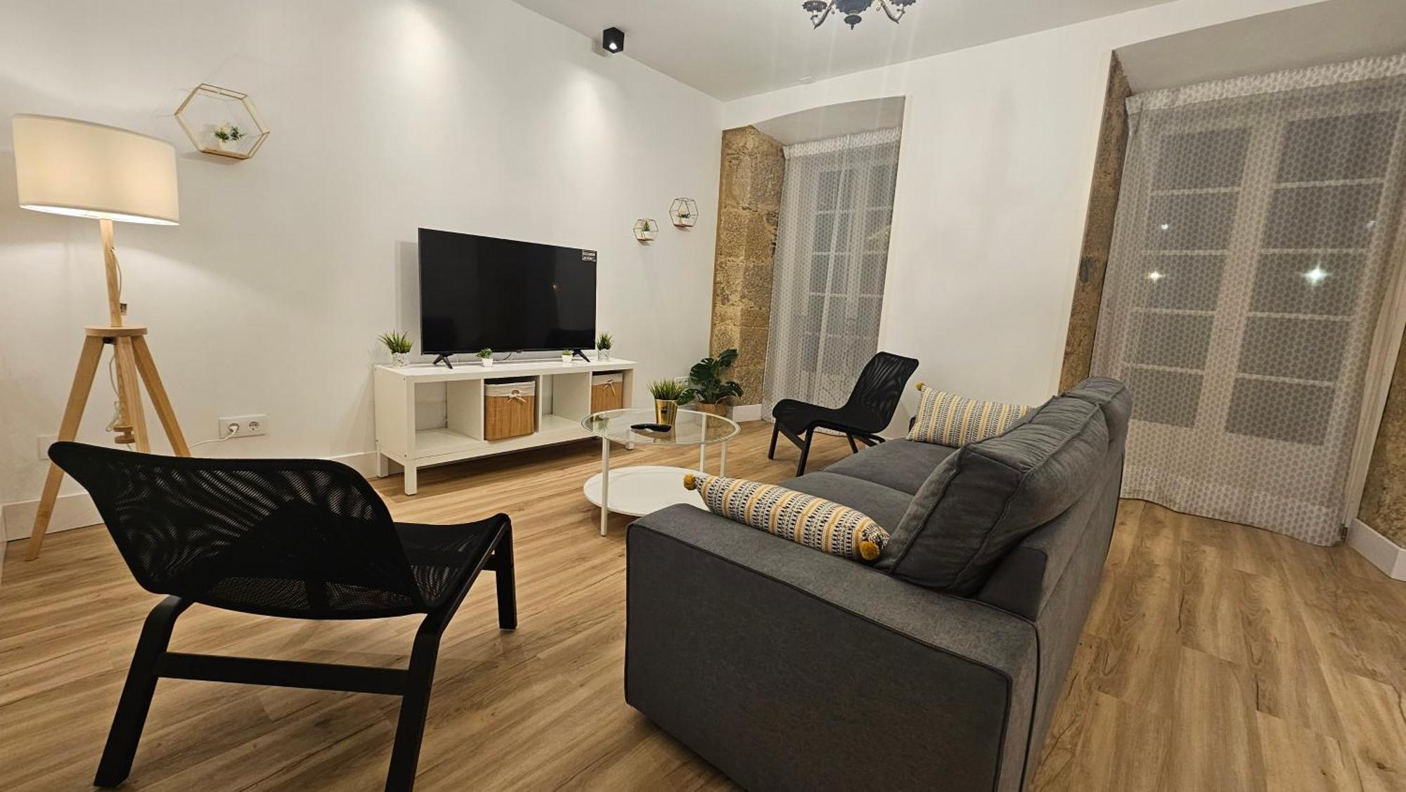 Apartamentos En El Centro - Plaza De Amboage - Wifi 费罗尔 外观 照片
